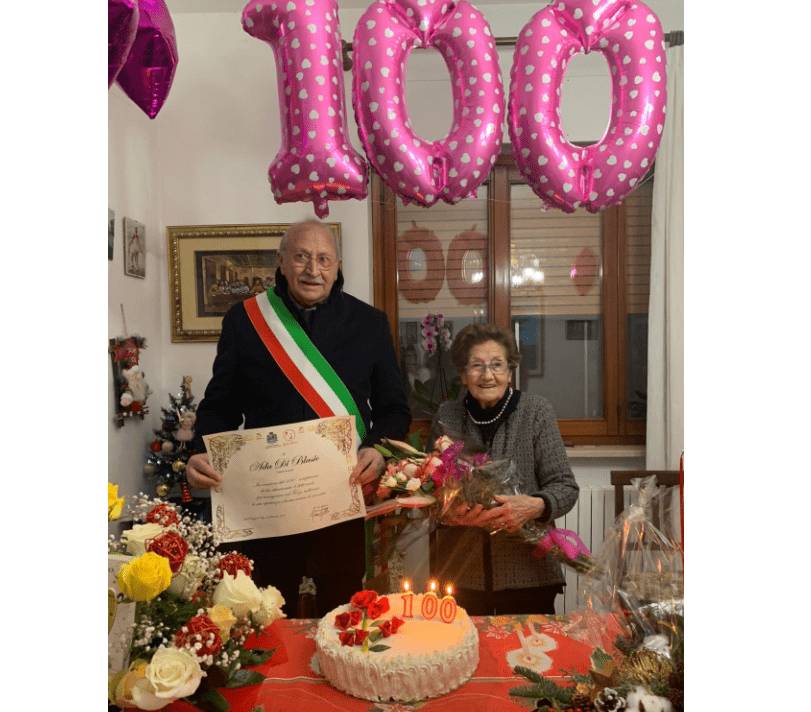 PESCARA, ADA DI BLASIO SPEGNE 100 CANDELINE: GLI AUGURI DELLA CITTA’