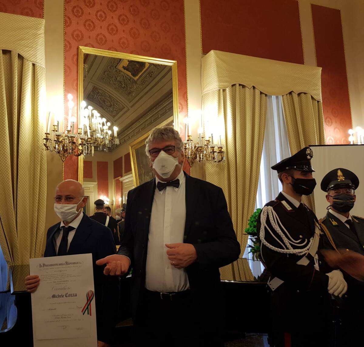 118 CHIETI, L’INFERMIERE MICHELE COZZA CAVALIERE DELL’ORDINE AL MERITO DELLA REPUBBLICA ITALIANA