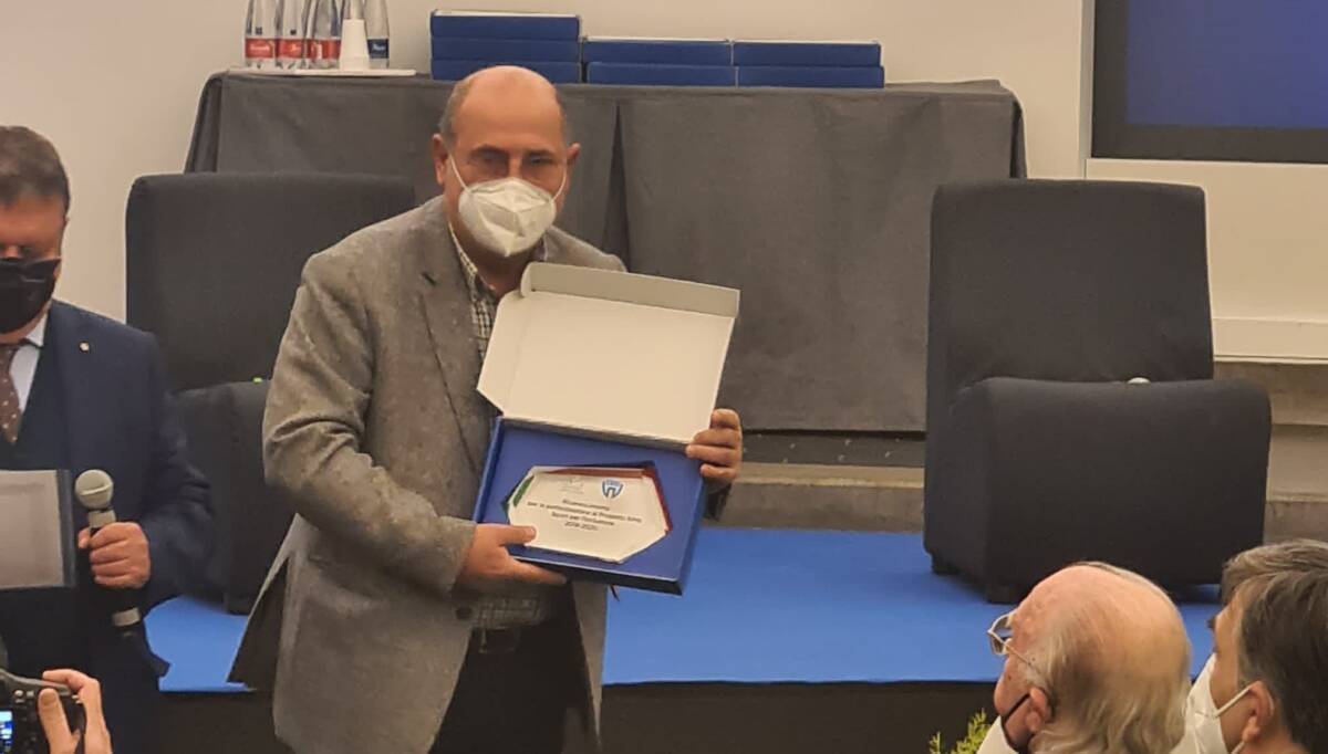 CNU 2019, RIONOSCIMENTO A PRESIDENTE CUS L’AQUILA BIZZARRI. LE CONGRATULAZIONI DI BIONDI E COLONNA