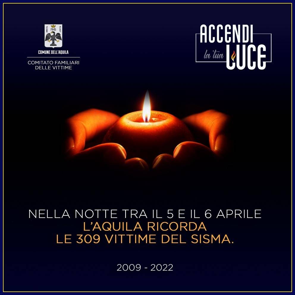 SISMA 2009: IL 5 APRILE TORNA LA FIACCOLATA, ECCO IL PROGRAMMA UFFICIALE
