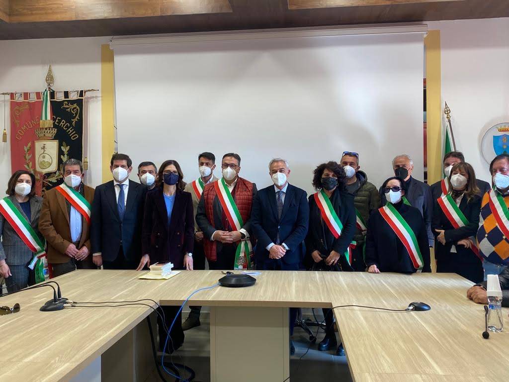 MINISTRO GELMINI A CERCHIO: “PNRR OCCASIONE PER AREE INTERNE”