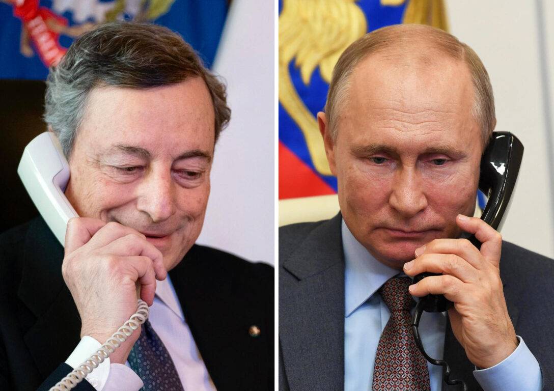 UCRAINA, DRAGHI A PUTIN: “LA CHIAMO PER PARLARE DI PACE”