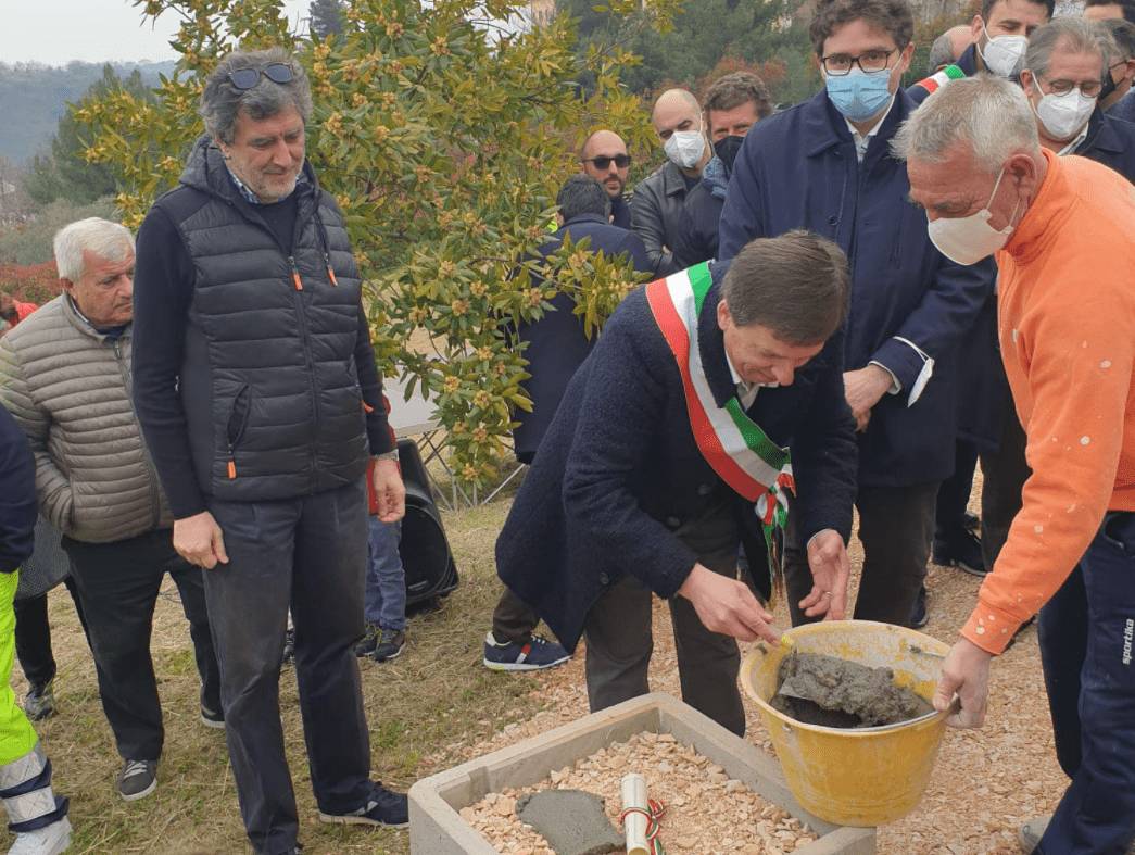 TORINO DI SANGRO: POSA PRIMA PIETRA DEL NUOVO EDIFICIO COMUNALE E CENTRO OPERATIVO PROTEZIONE CIVILE