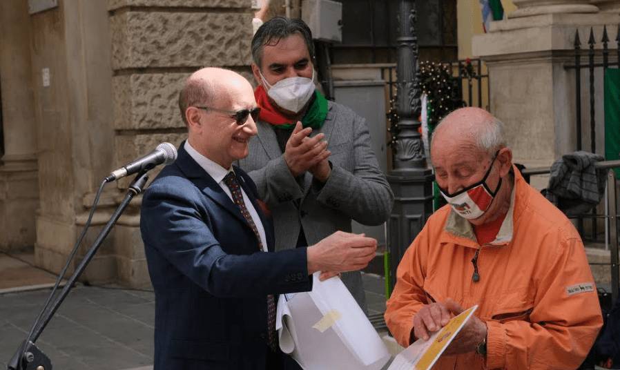 25 APRILE, CERIMONIE A CHIETI E CONSEGNA TARGA FILIPPO PAZIENTE