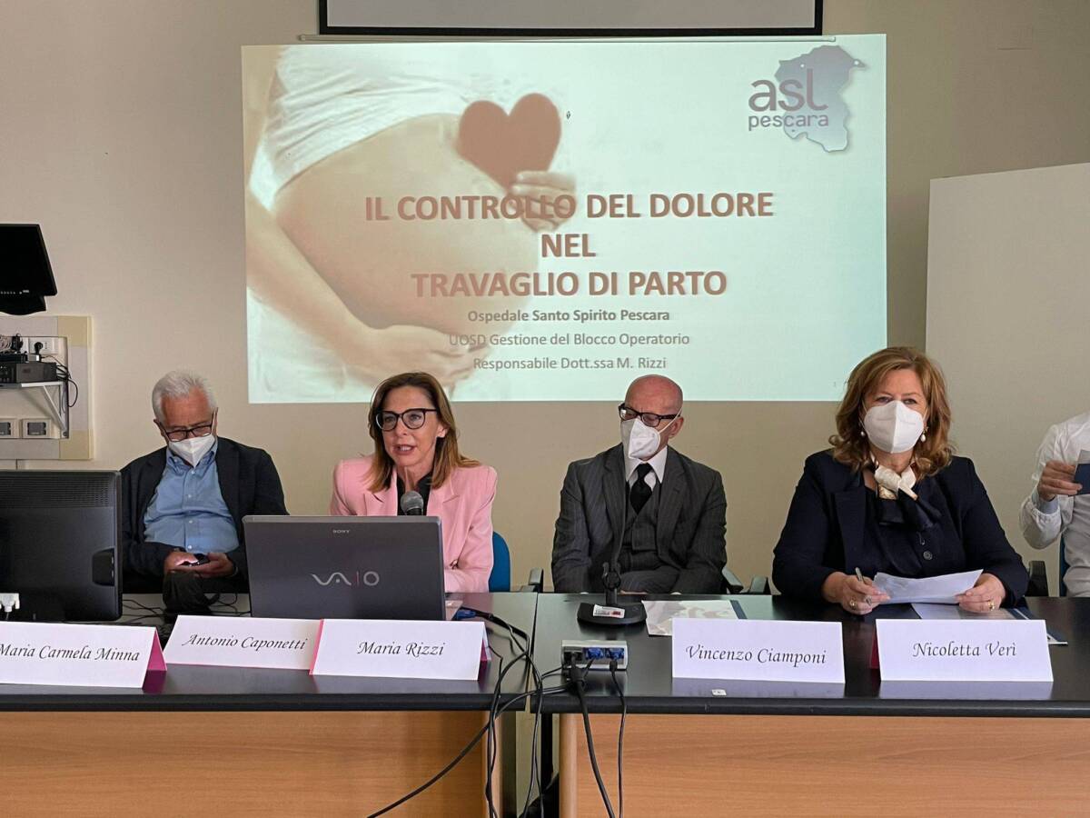 PARTOANALGESIA, ASL PESCARA: SERVIZIO ATTIVO DAL PRIMO MAGGIO