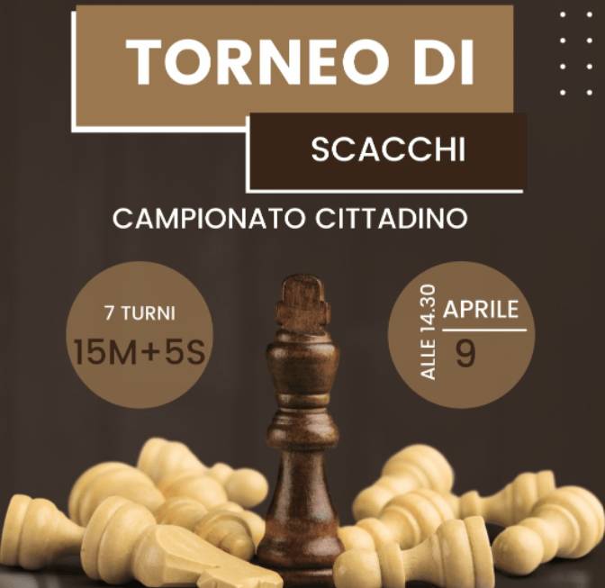 L’AQUILA: AL VIA TORNEO DI SCACCHI CITTADINO