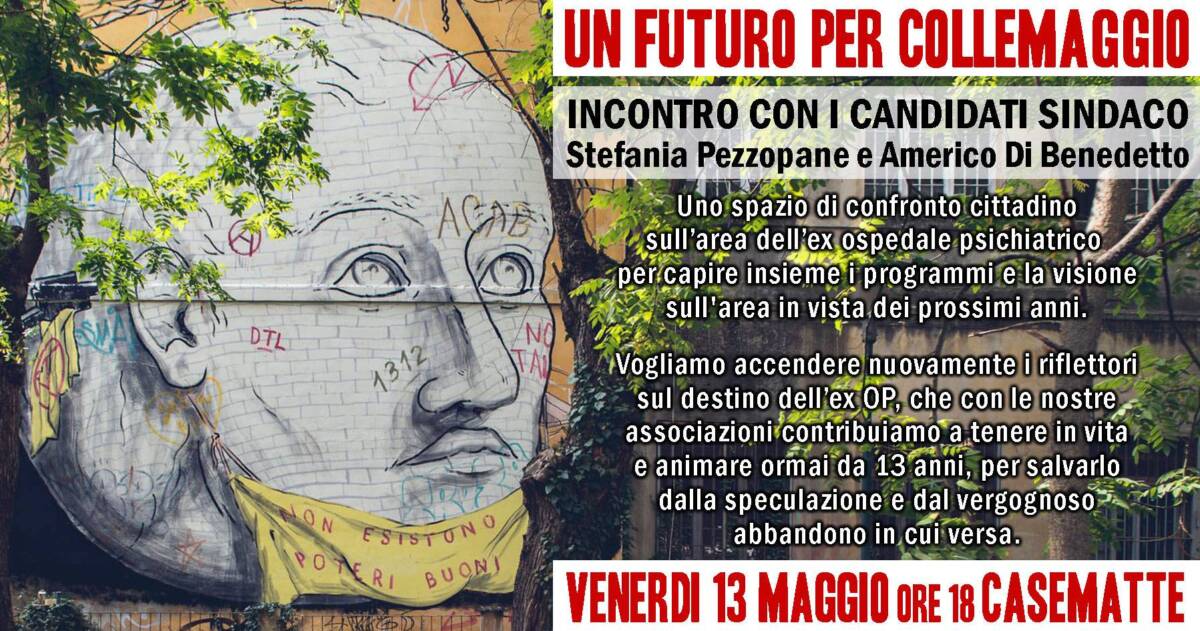 VOTO L’AQUILA: UN FUTURO PER COLLEMAGGIO, CONFRONTO PEZZOPANE E DI BENEDETTO A CASEMATTE