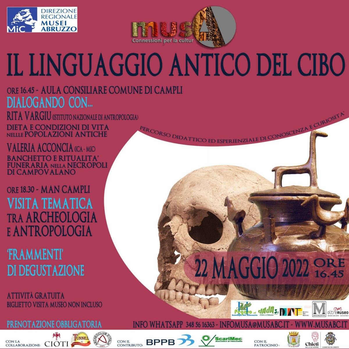 CAMPLI: IL LINGUAGGIO ANTICO DEL CIBO TRA ARCHEOLOGIA E ANTROPOLOGIA