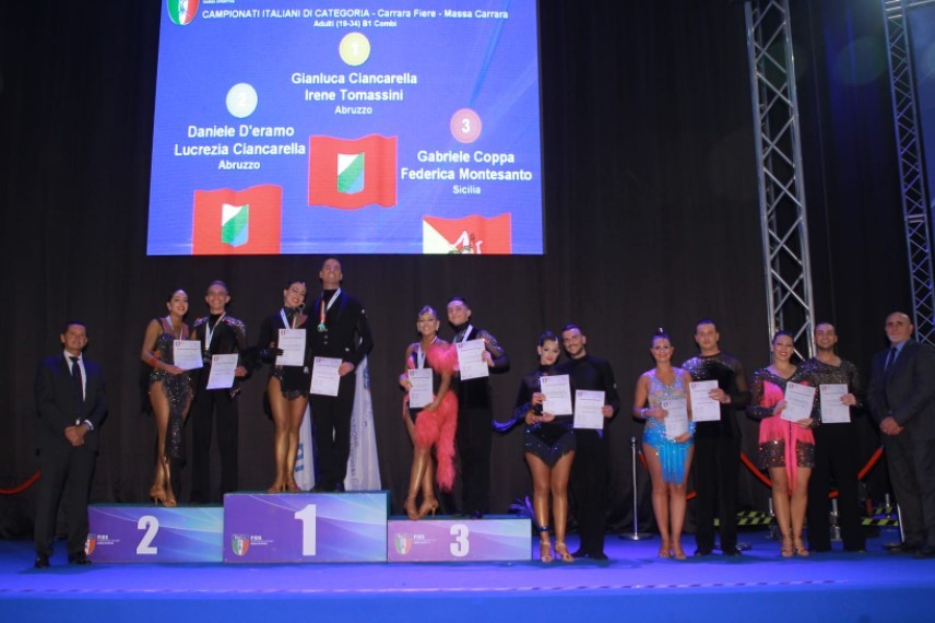 CAMPIONATI ITALIANI DANZA: STRAVINCE L’ASSOCIAZIONE NEW PASSION DANCE DELL’AQUILA