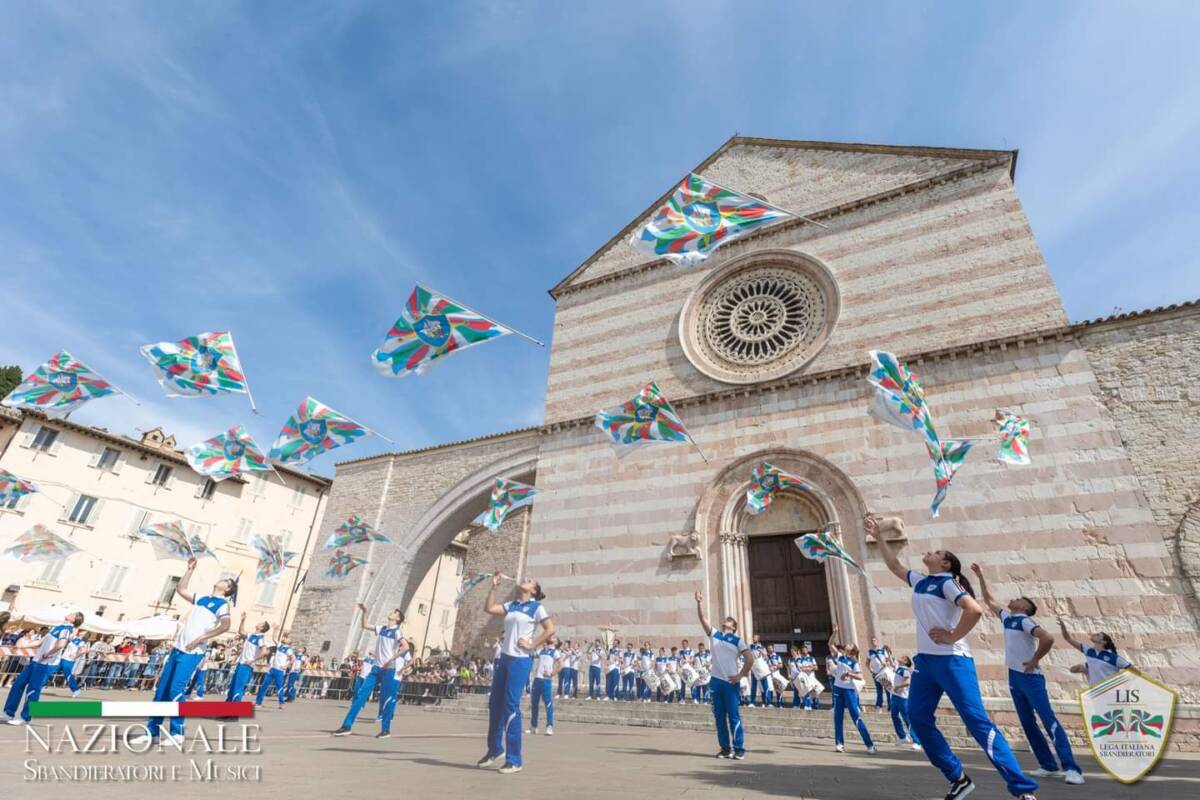 SBANDIERATORI: SEI AQUILANI NELLA NAZIONALE ITALIANA E PROTAGONISTI AD ASSISI