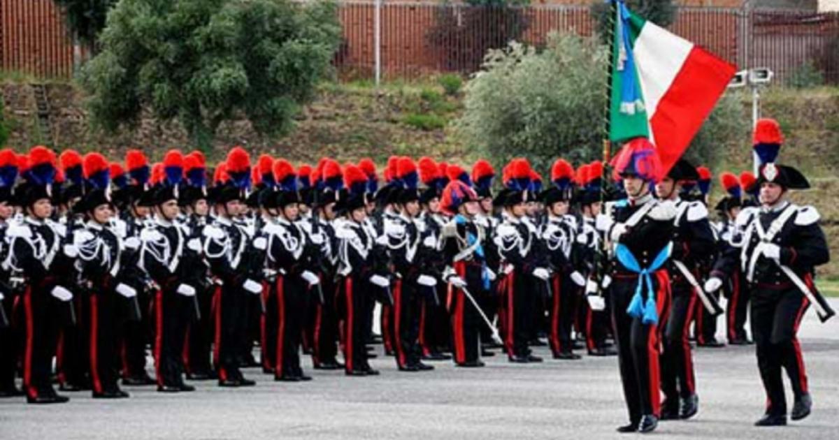 CERCHIO: CERIMONIA CONFERIMENTO CITTADINANZA ONORARIA ARMA CARABINIERI