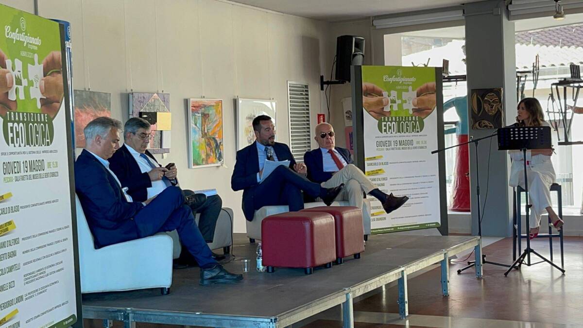 TRANSIZIONE ECOLOGICA: SFIDE E OPPORTUNITA’ PER IMPRESE ABRUZZESI, CONFRONTO A PESCARA
