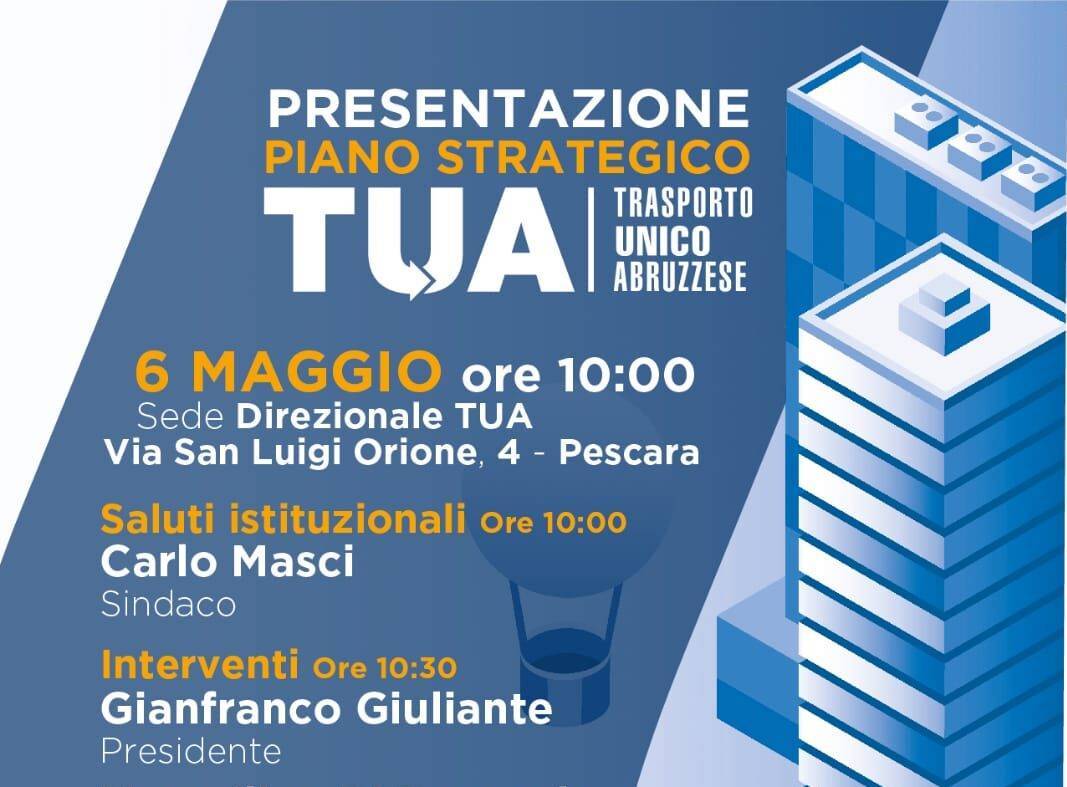 TRASPORTI ABRUZZO: TUA PRESENTA PIANO STRATEGICO, LA DIRETTA