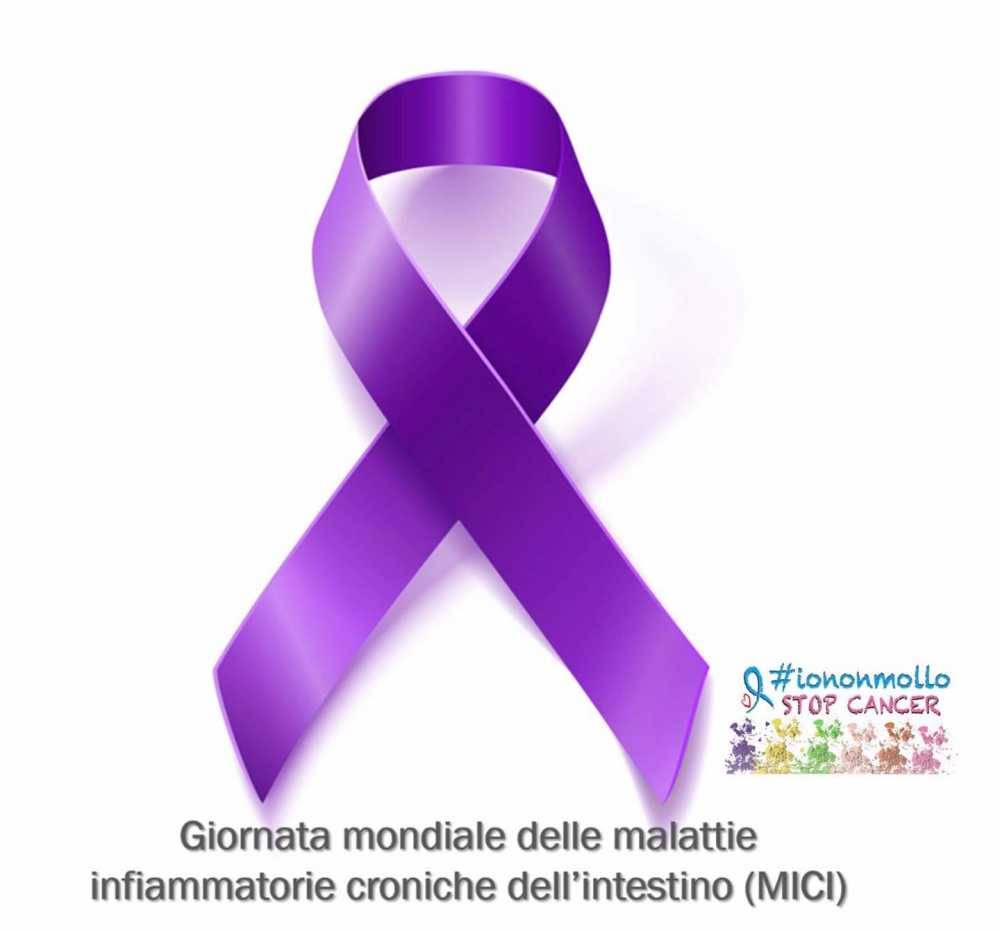 GIORNATA DELLE MALATTIE CRONICHE INTESTINALI, LA FONTANA LUMINOSA SI ILLUMINA DI VIOLA
