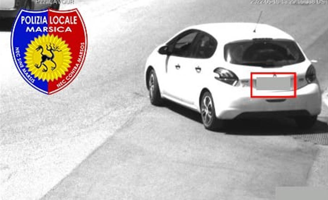 RUBA UN’AUTO AD AVEZZANO, 42ENNE FERMATO GRAZIE A IMPIANTO DI VIDEOSORVEGLIANZA