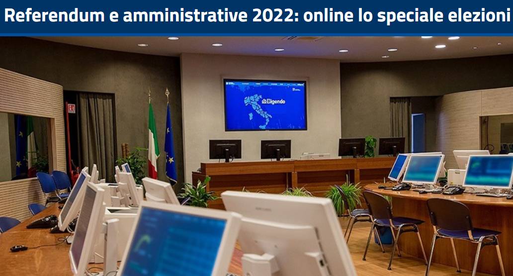 VIMINALE: SPECIALE AMMINISTRATIVE E REFERENDUM 12 GIUGNO