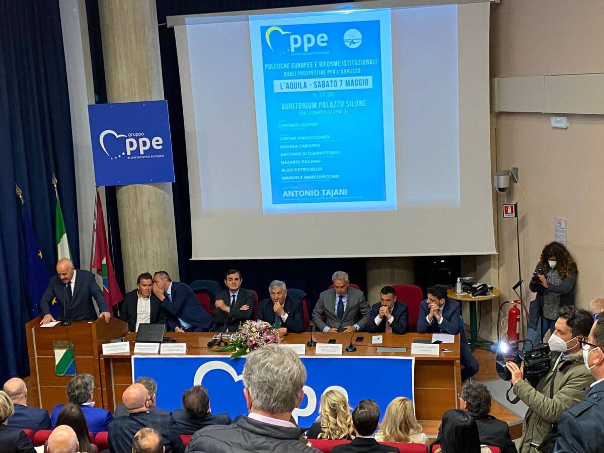 POLITICHE EUROPEE, “PROSPETTIVE PER L’ABRUZZO”: VICE PRESIDENTE PPE TAJANI A L’AQUILA, DIRETTA WEB