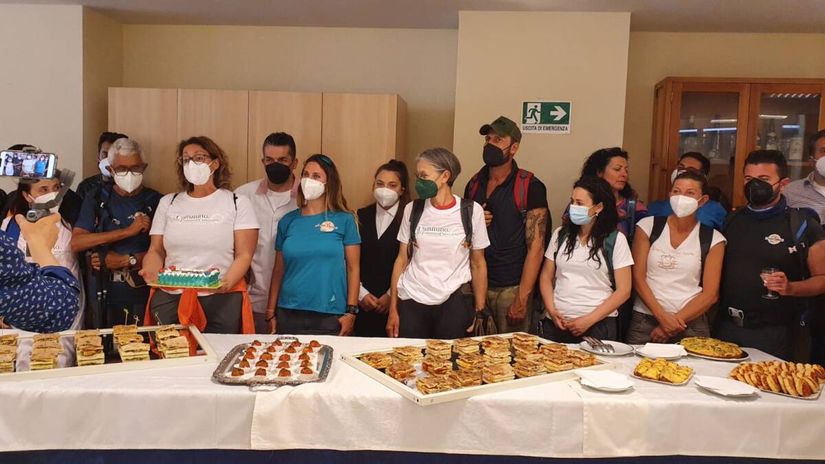 VILLA SANTA MARIA: “CAMMINO DI SAN FRANCESCO CARACCIOLO” FA  TAPPA IN ABRUZZO IN STORICA PANETTERIA