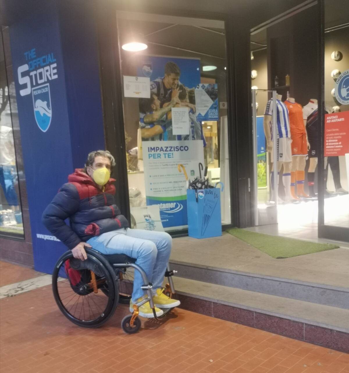 PESCARA CALCIO: FERRANTE, “UN DISASTRO ANCHE PER LE BARRIERE ARCHITETTONICHE”