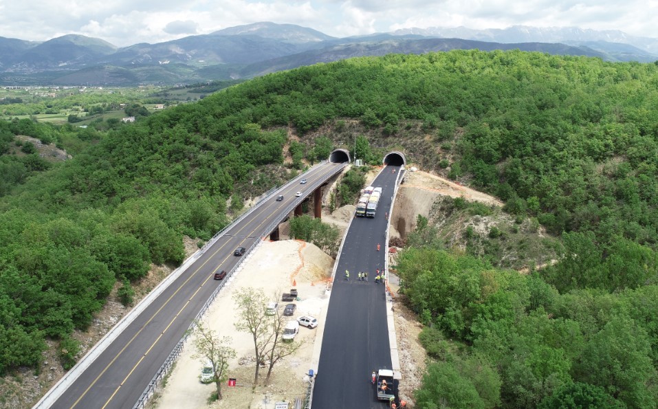 AUTOSTRADA A24: RIAPRE IL 20 GIUGNO GALLERIA E VIADOTTO GENZANO, COMPLETAMENTE ANTI-SISMICI