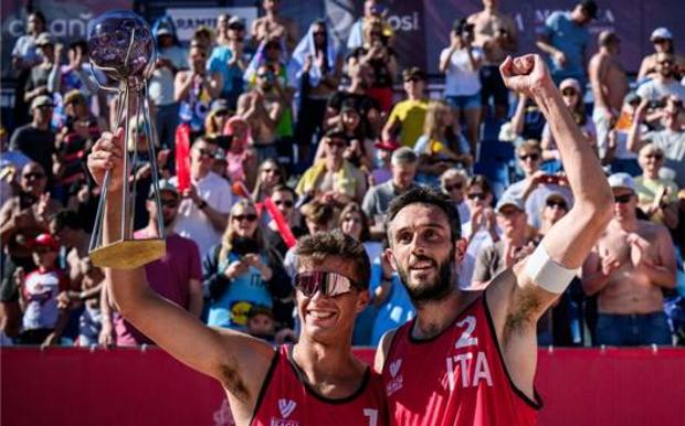 BEACH VOLLEY: TRIONFO DELL’ABRUZZESE NICOLAI E DI COTTAVAFA IN LETTONIA