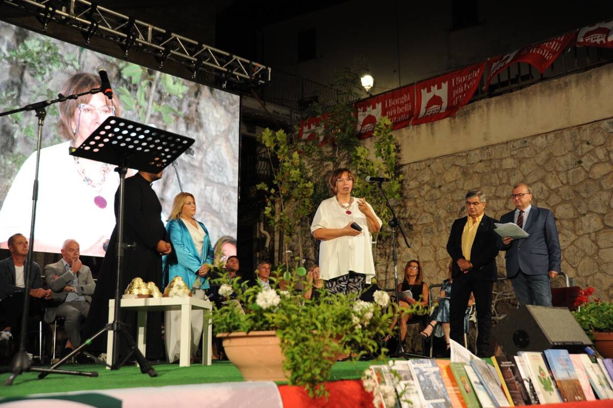 PREMIO NAZIONALE PARCO MAJELLA, MEDAGLIA DEL SENATO PER LUIGINA MORTARI