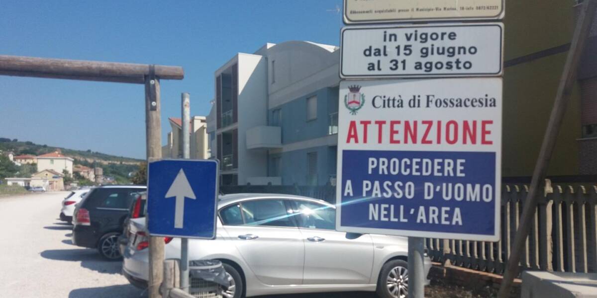 FOSSACESIA MARINA, LAVORI NELL’AREA EX STAZIONE FERROVIA: LUNEDI’ CHIUSO L’ACCESSO ALLE AUTO