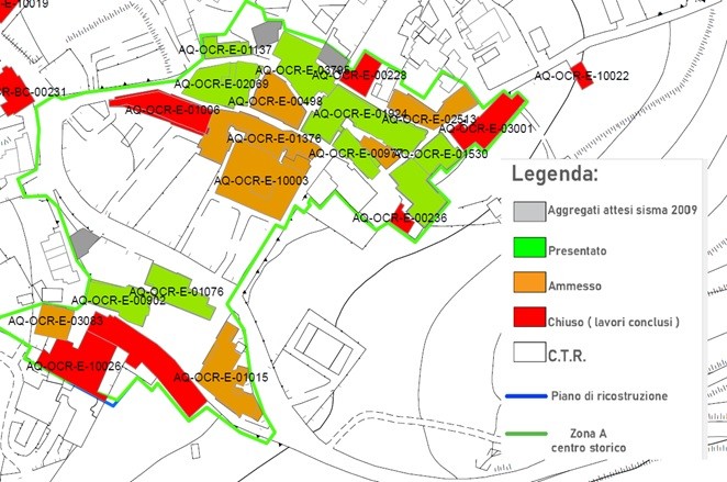 SISMA 2009: A GIUGNO 4 INTERVENTI FINANZIATI AD OCRE PER 3,5 MILIONI