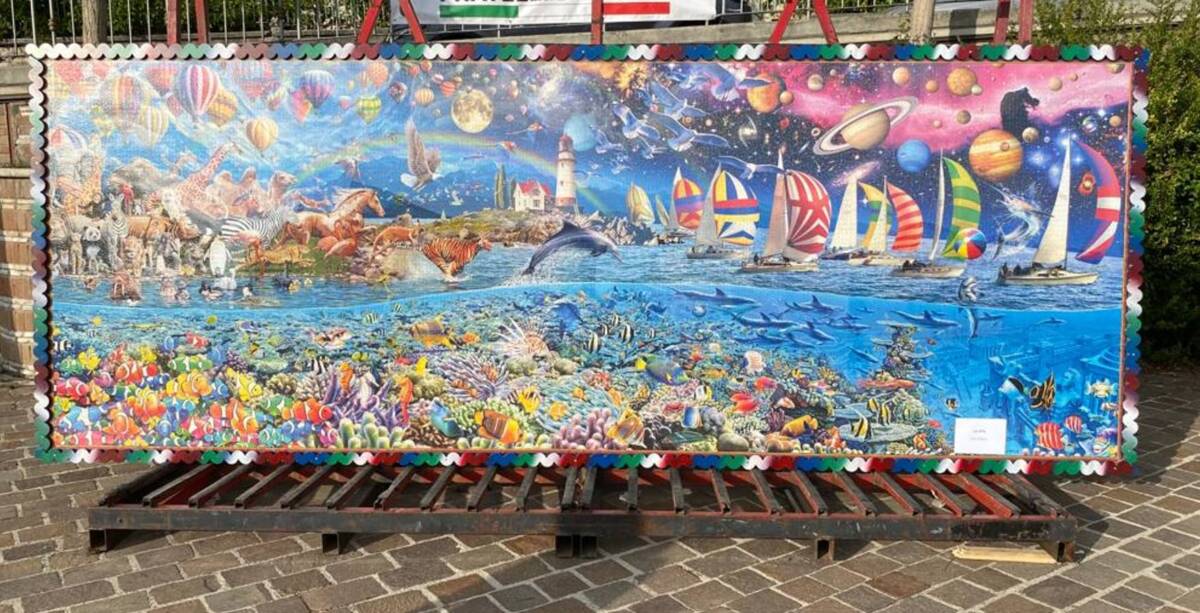 BARETE ARTE E MUSICA, STEFANO DEL PAPA E I SUOI PUZZLE DA RECORD