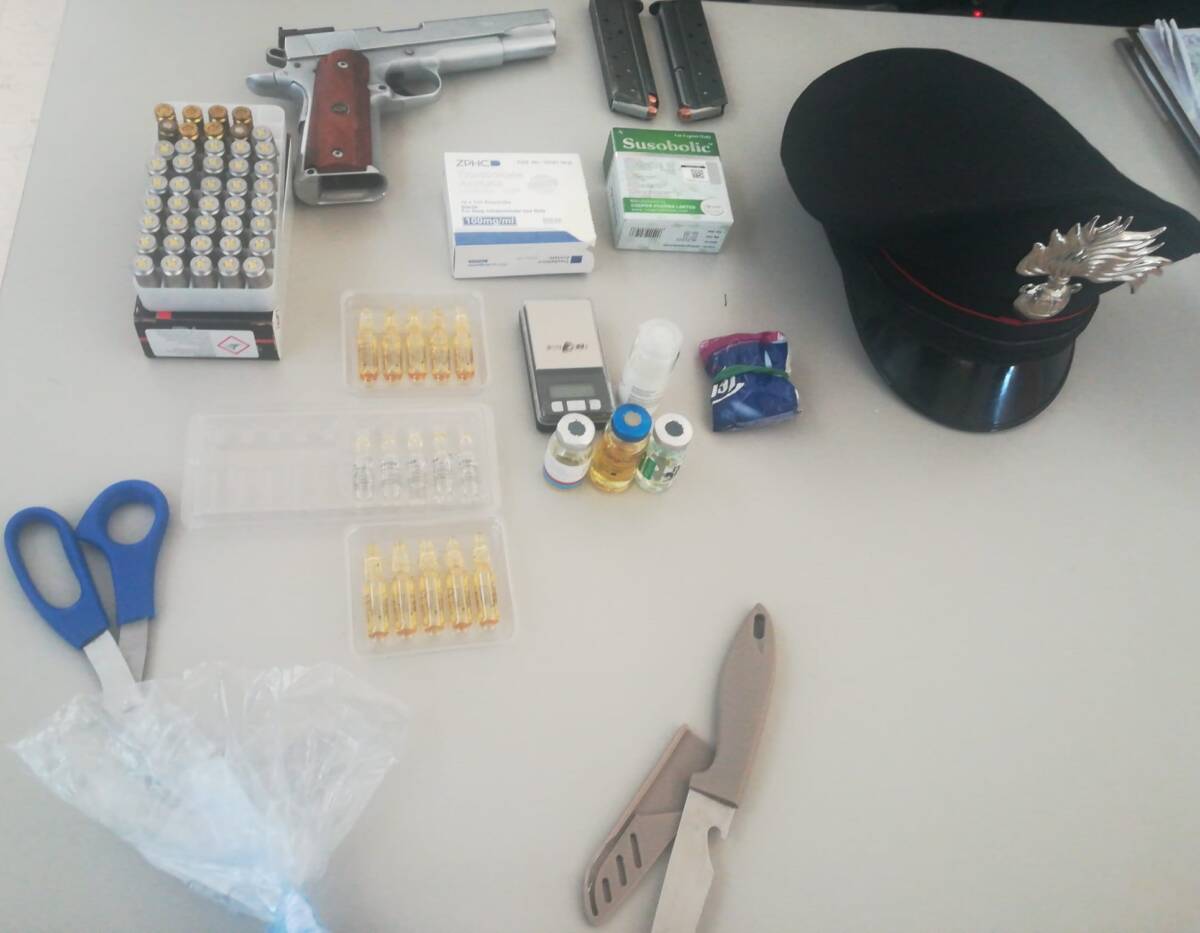 PESCARA, DROGA E PISTOLA IN CASA: ARRESTATI DUE CULTURISTI, UNO E’ AGGRESSORE DELLA PALESTRA