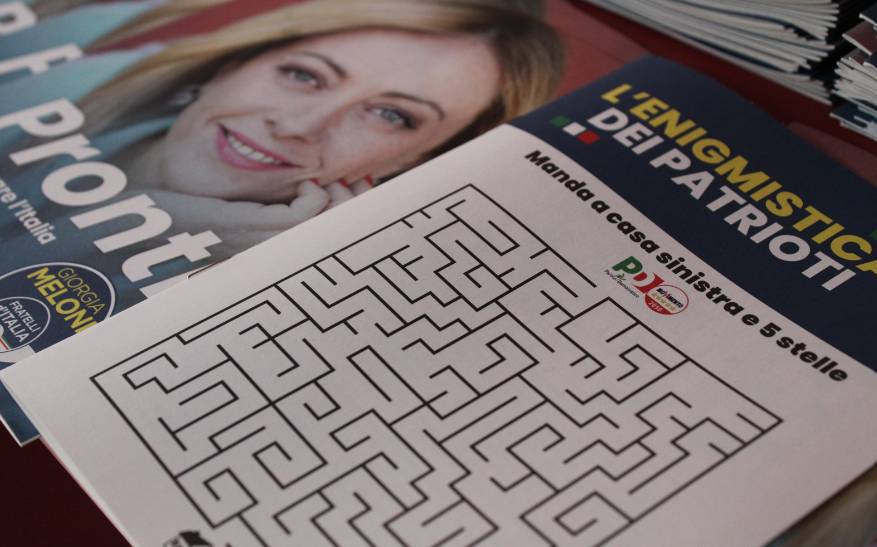 ELEZIONI, ARRIVA “L’ENIGMISTICA DEI PATRIOTI” DI FRATELLI D’ITALIA