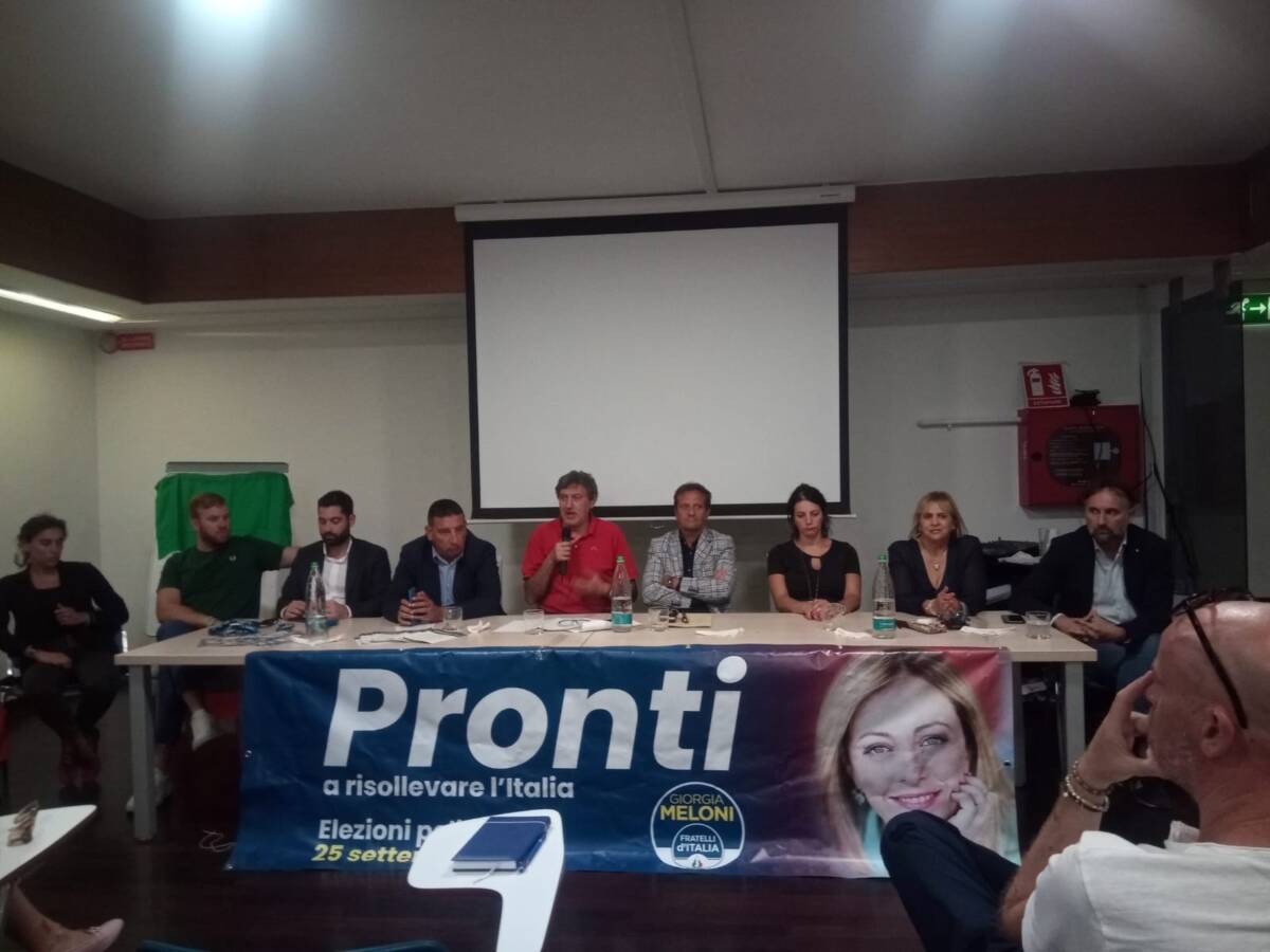 ELEZIONI, A TERAMO RIUNIONE COORDINAMENTO PROVINCIALE FDI: “PRONTI A RISOLLEVARE L’ITALIA”