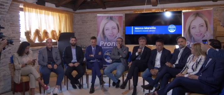 ELEZIONI, FRATELLI D’ITALIA PRESENTA LE LISTE IN ABRUZZO
