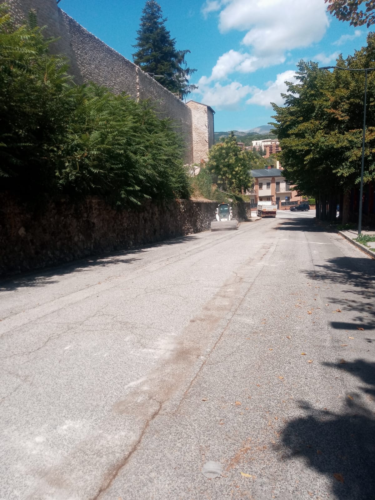 L’AQUILA: VIALE OVIDIO TORNA PERCORRIBILE PER PEDONI ED AUTO