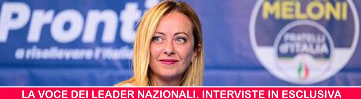ELEZIONI: MELONI, “VOGLIAMO GOVERNO AUTOREVOLE”, “CANDIDATA IN ABRUZZO PER SCELTA DI CUORE”