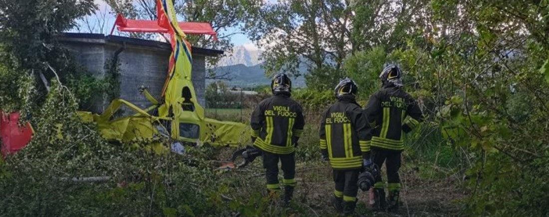 TRAGEDIA NEI CIELI DELL’AQUILA, PRECIPITA AEREO DA TURISMO, MORTI UOMO 70ENNE E DONNA 64ENNE