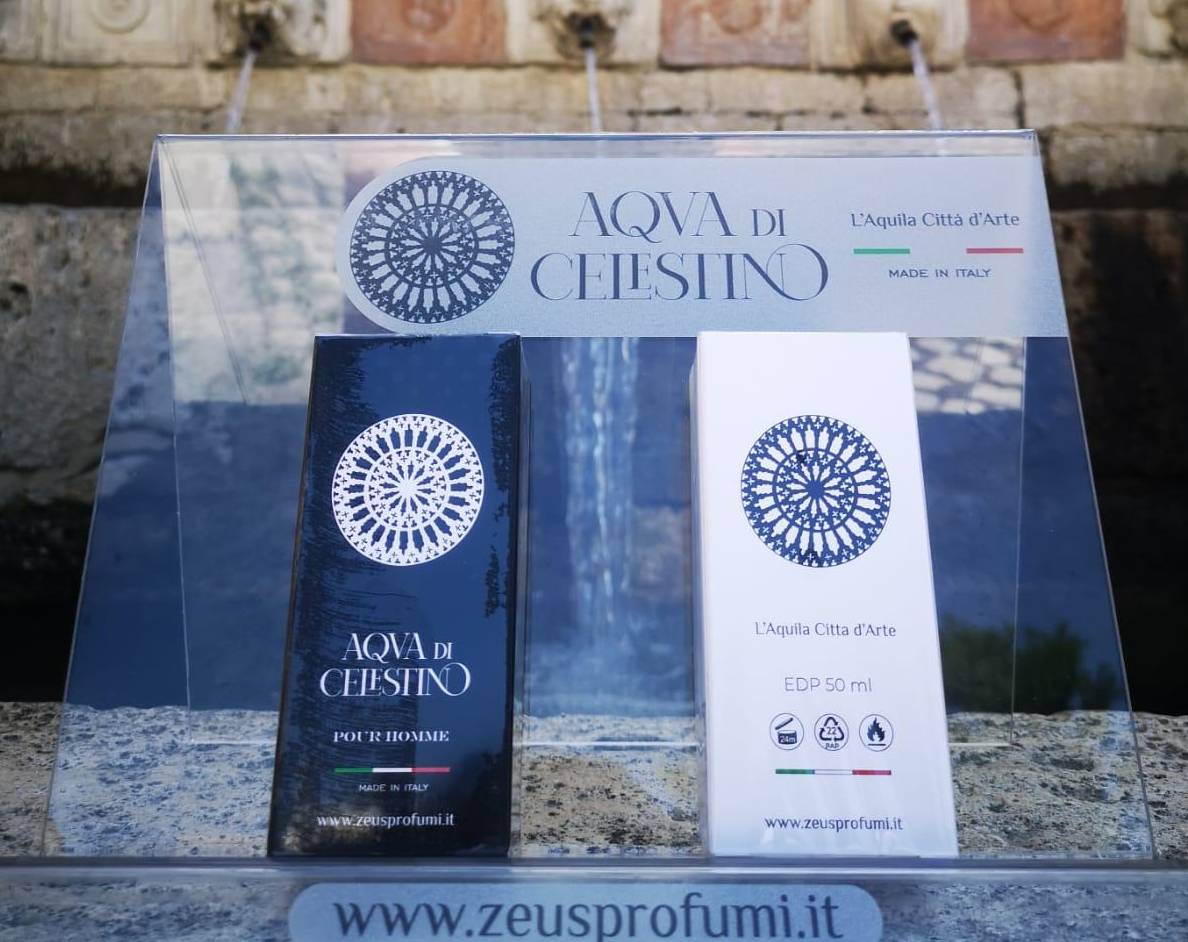 L’AQUILA: NASCE IL PROFUMO “AQUA DI CELESTINO”, FRAGRANZA SOLIDALE