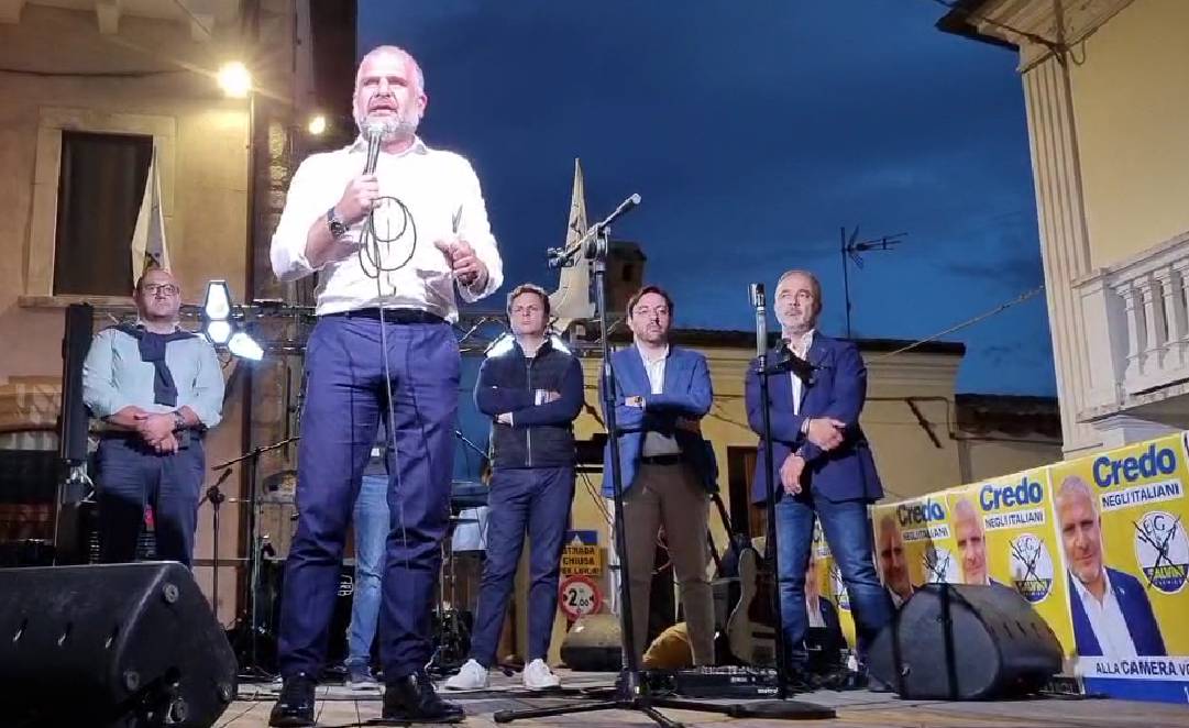 ELEZIONI, LEGA ABRUZZO: APERTURA CAMPAGNA A BARISCIANO, LA DIRETTA