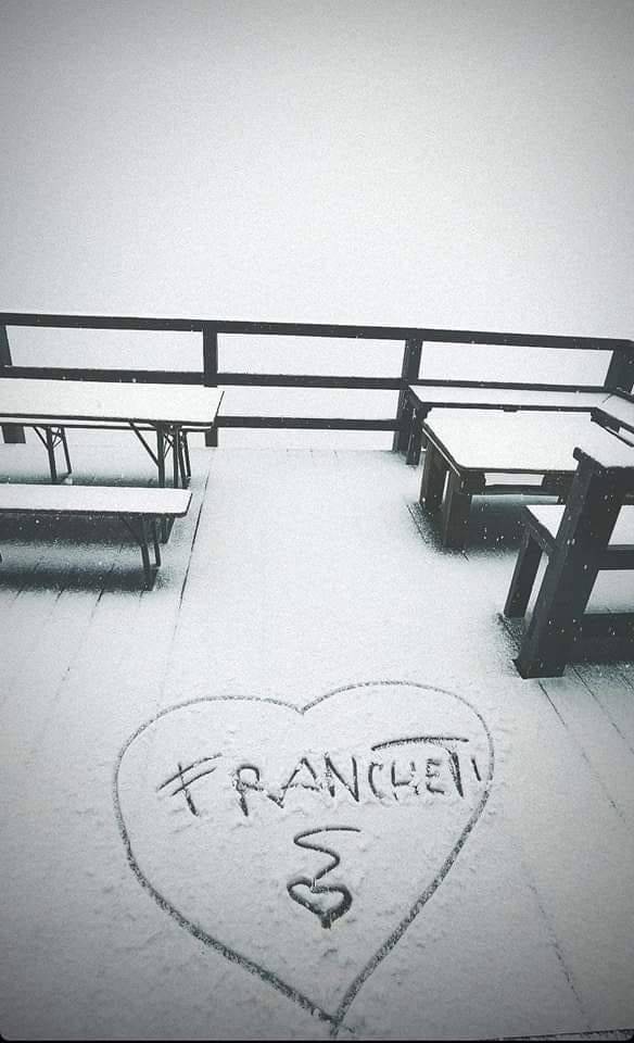 METEO: PRIMA NEVE SUL GRAN SASSO, MENO 1.5 GRADI AL RIFUGIO FRANCHETTI