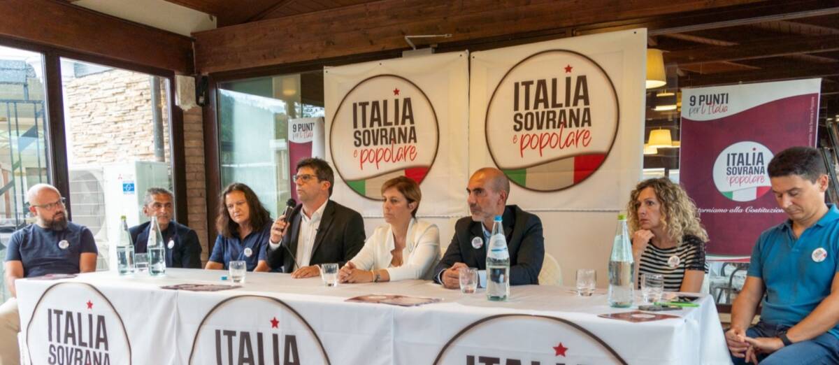 VERSO IL VOTO: ITALIA SOVRANA E POPOLARE ABRUZZO, TAPPA AD AVEZZANO. “ORA ROVESCIAMO IL SISTEMA”