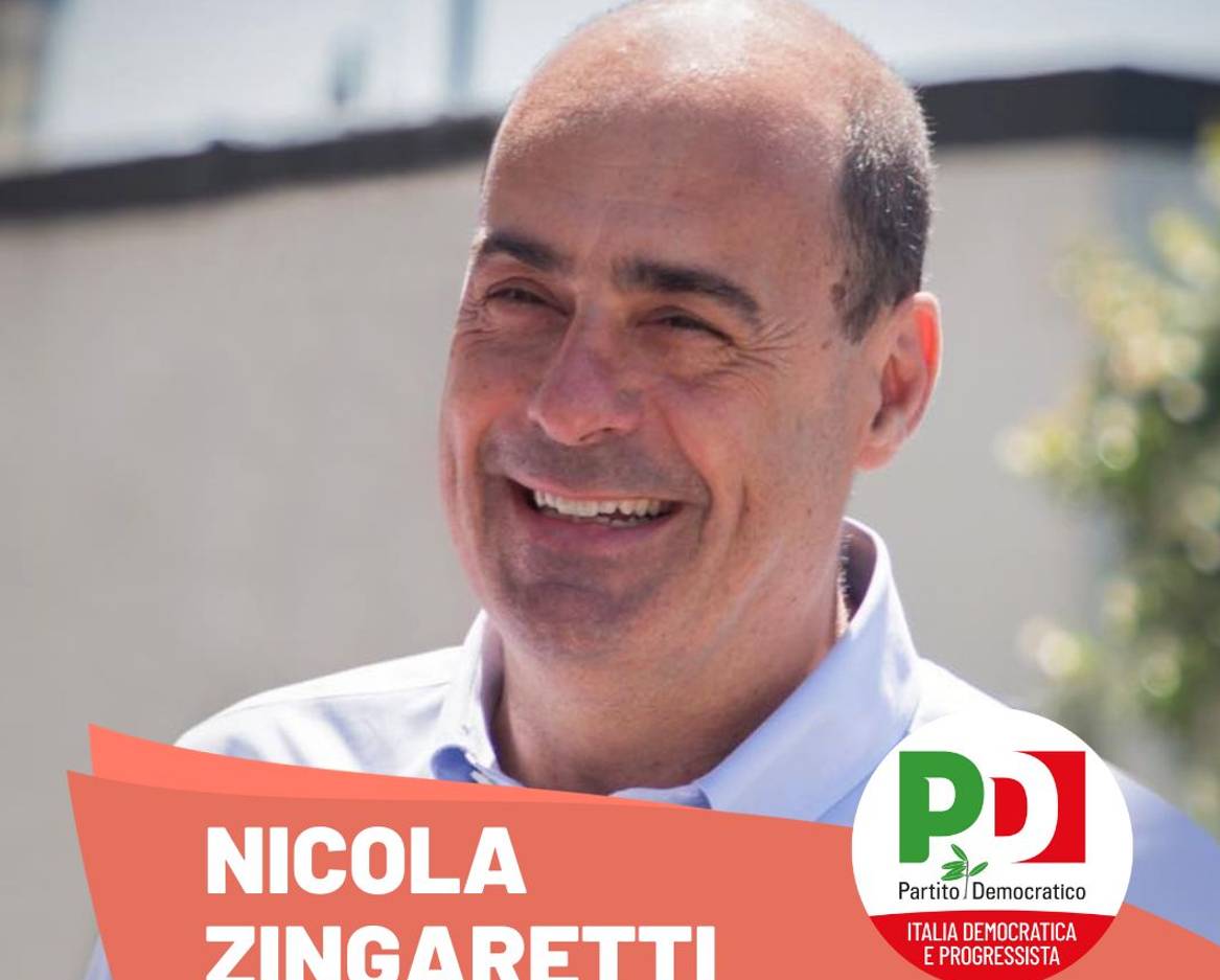 ELEZIONI, PD: NICOLA ZINGARETTI IL 7 SETTEMBRE A CELANO