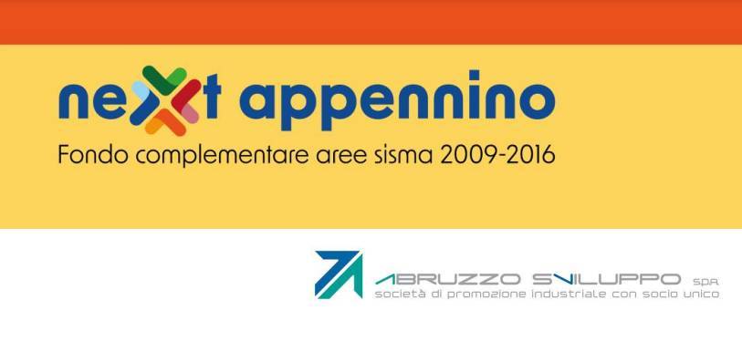 BANDI NEXTAPPENNINO PER LE IMPRESE DEL CRATERE: L’11 OTTOBRE WEBINAR ABRUZZO SVILUPPO