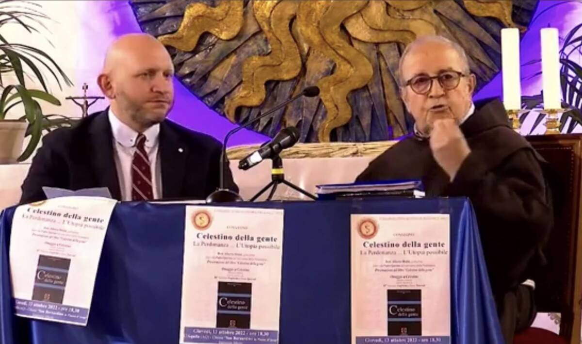 IL NUOVO LIBRO DI PADRE QUIRINO “CELESTINO DELLA GENTE”:  “PERDONANZA È PIÙ DI UNA INDULGENZA”