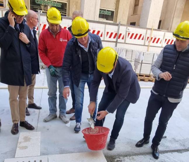 L’AQUILA: AL VIA POSA PAVIMENTAZIONE DEL CORSO, FINE PRIMO TRATTO CANTIERE ENTRO NOVEMBRE