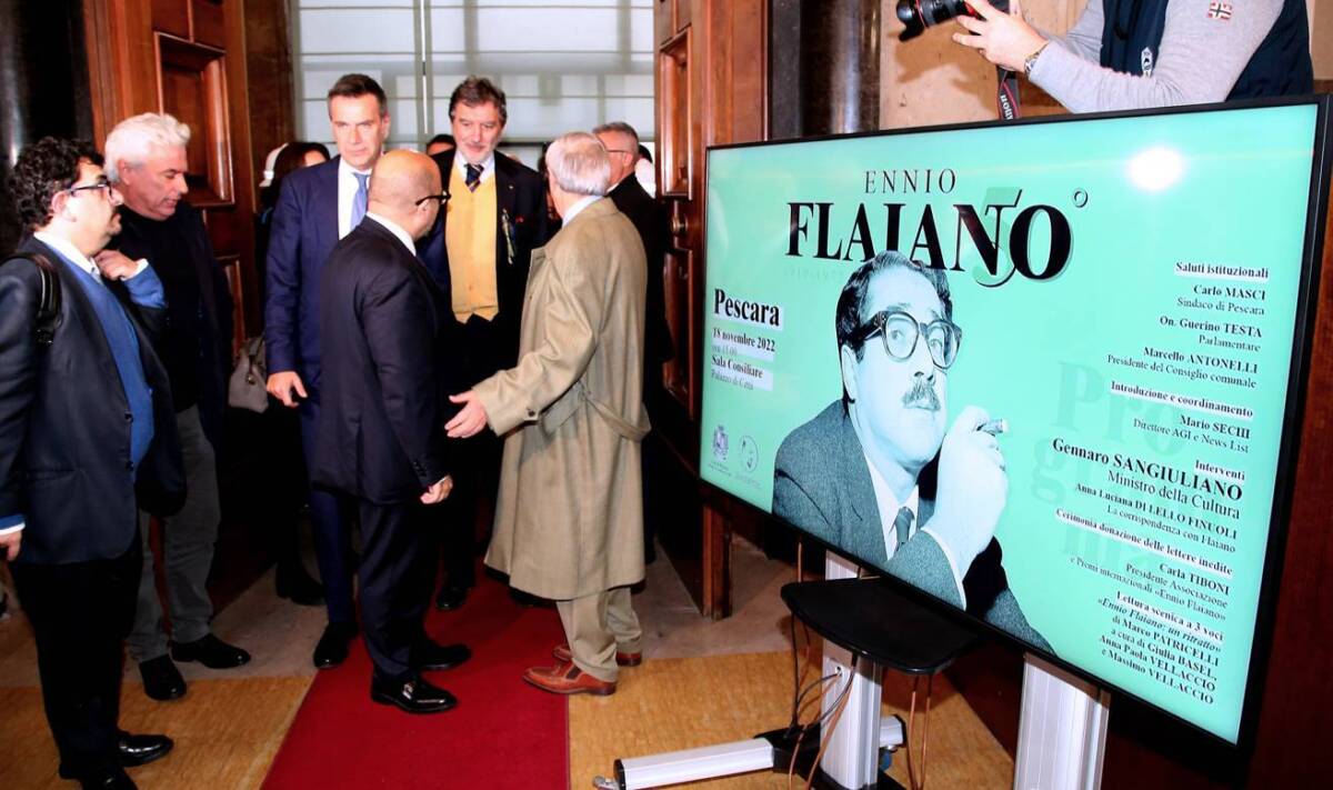 CULTURA, D’AMARIO: 60MILA EURO AD ASSOCIAZIONE FLAIANO, CONTRIBUTO MASSIMO CONCEDIBILE