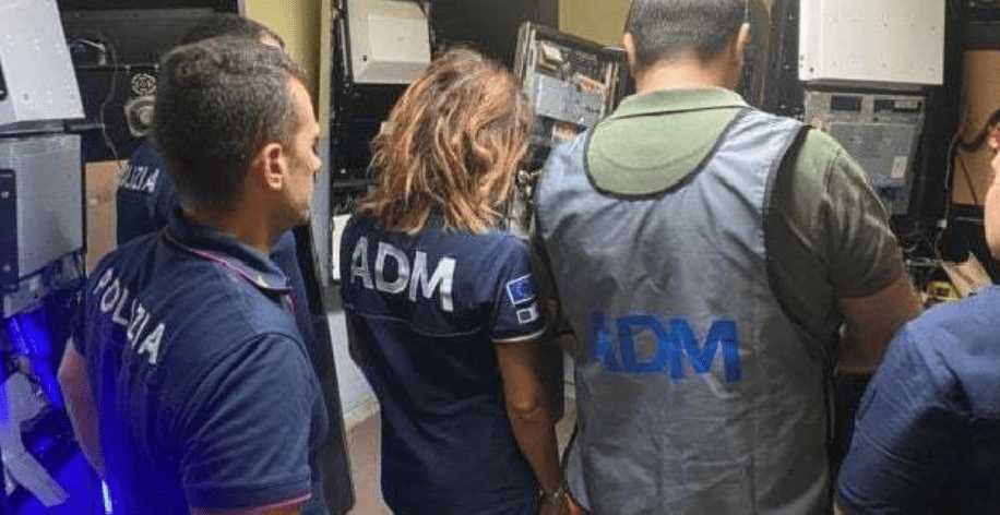 GIOCO ILLEGALE, SCOPERTI TRE CTD AD ATESSA, CASOLI E CASALBORDINO: 4 DENUNCE E SEQUESTRI