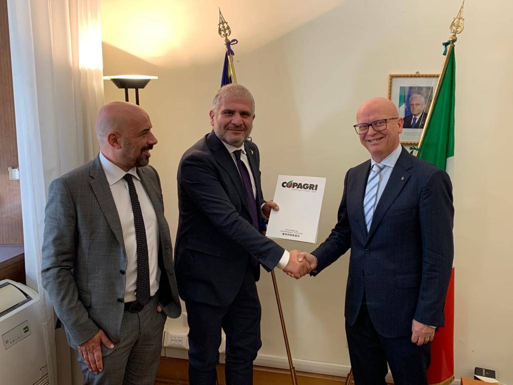 AGROENERGIE E INFRASTRUTTURE, COPAGRI: “POSITIVO CONFRONTO CON SOTTOSEGRETARIO MASAF LUIGI D’ERAMO”