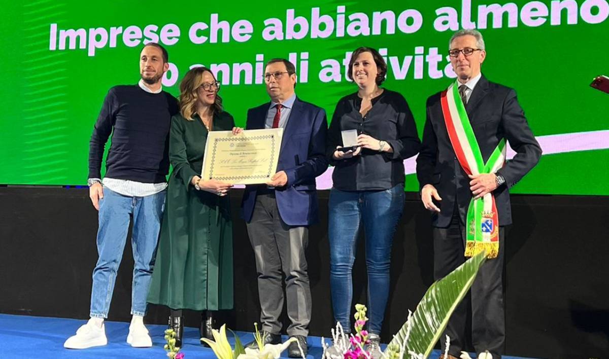 “FEDELTA’ AL LAVORO E PROGRESSO ECONOMICO”: PREMIATO SAT RAFFAELE LA MORGIA DI LANCIANO