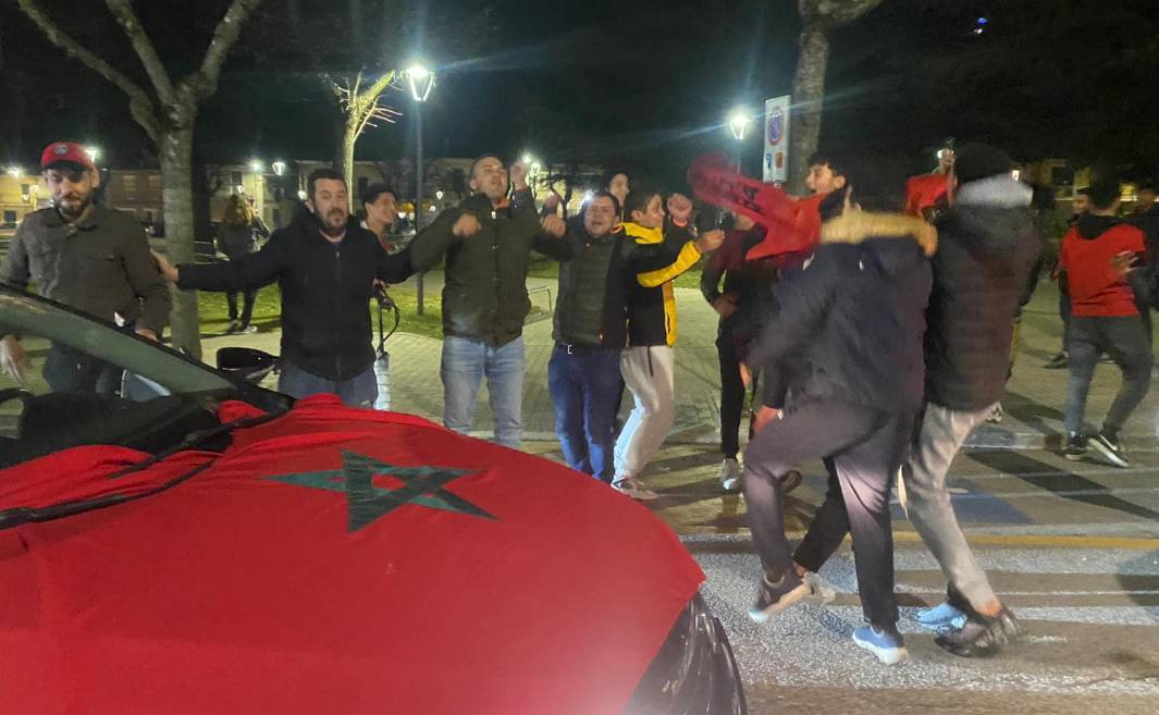 MONDIALI: MAROCCO BATTE IL PORTOGALLO, ESPLODE LA FESTA NELLA MARSICA