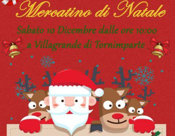 TORNIMPARTE: IL 10 DICEMBRE MERCATINO DI NATALE, IL PROGRAMMA DEGLI EVENTI